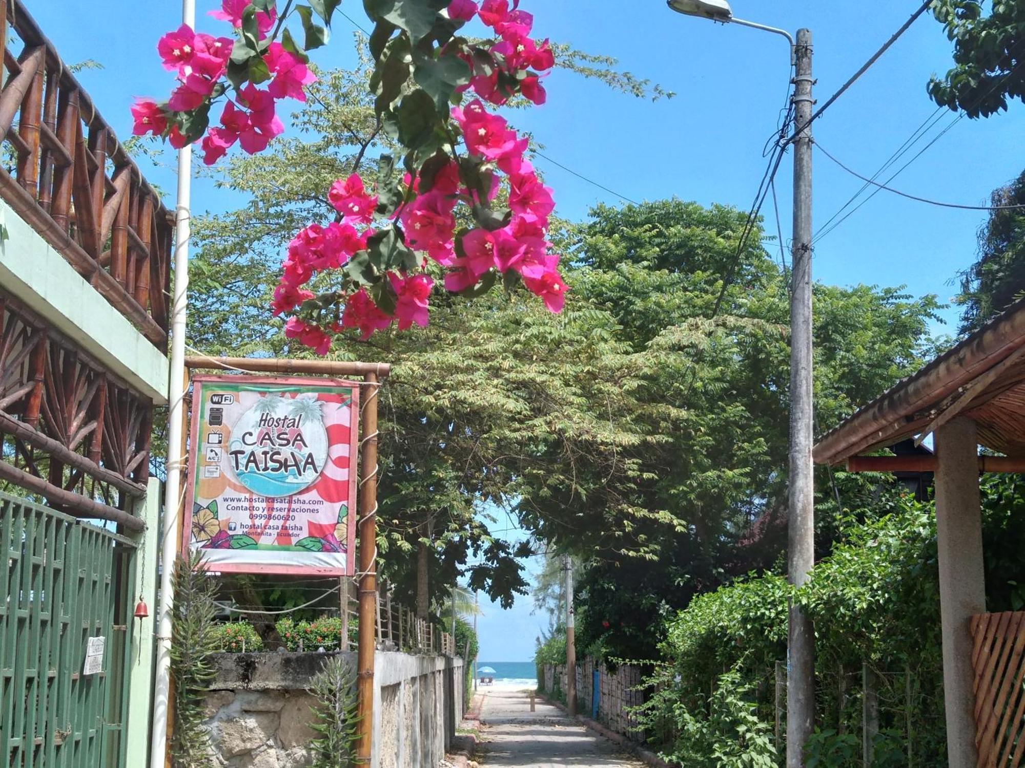 Hostal Casa Taisha Montañita Exteriör bild