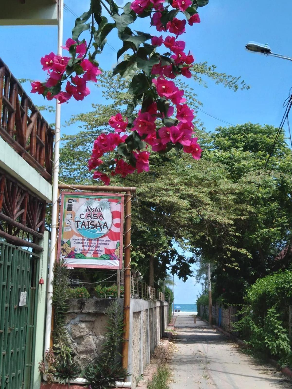Hostal Casa Taisha Montañita Exteriör bild