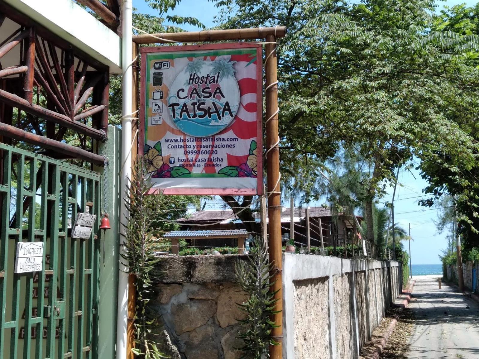 Hostal Casa Taisha Montañita Exteriör bild