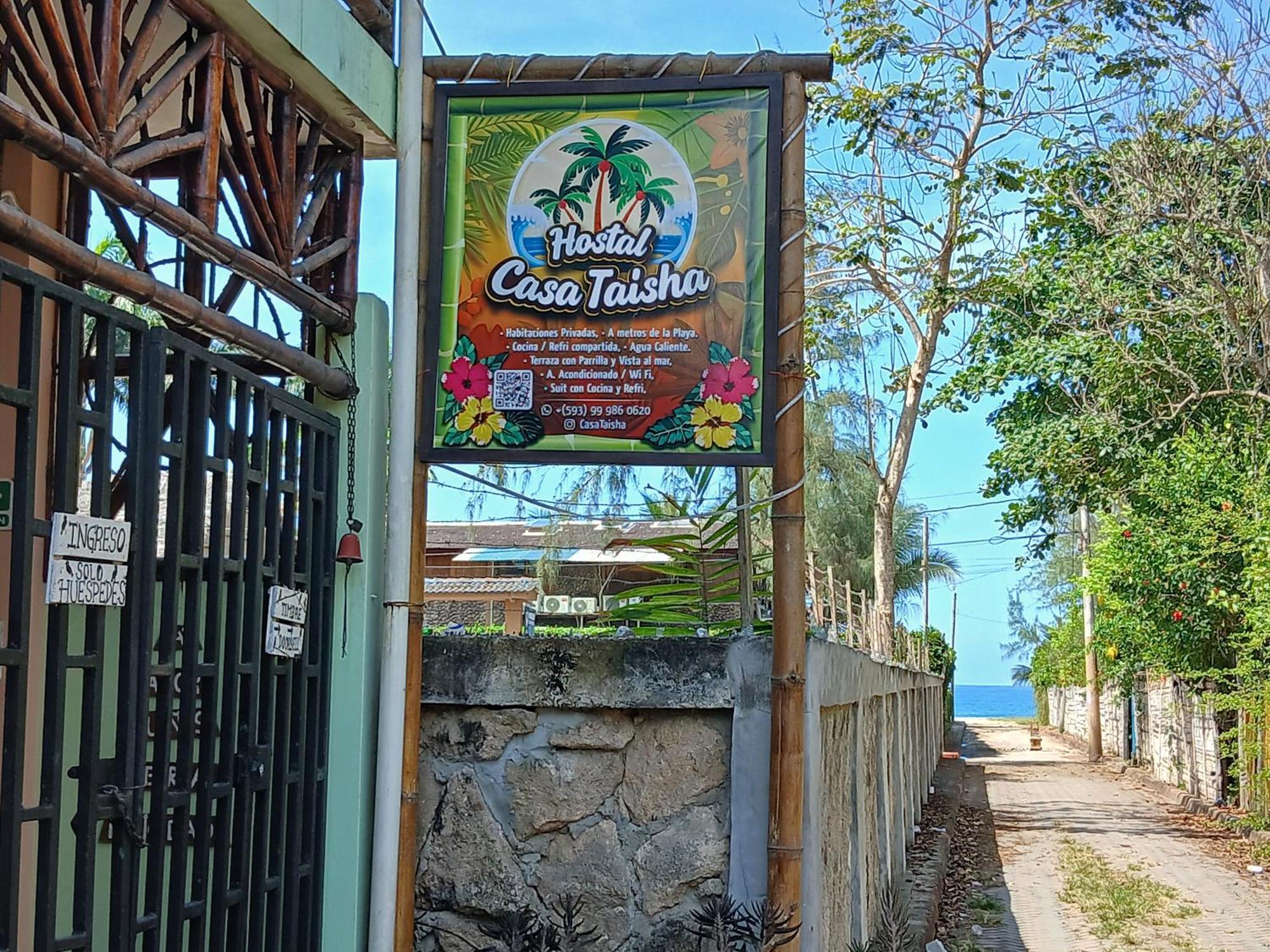 Hostal Casa Taisha Montañita Exteriör bild